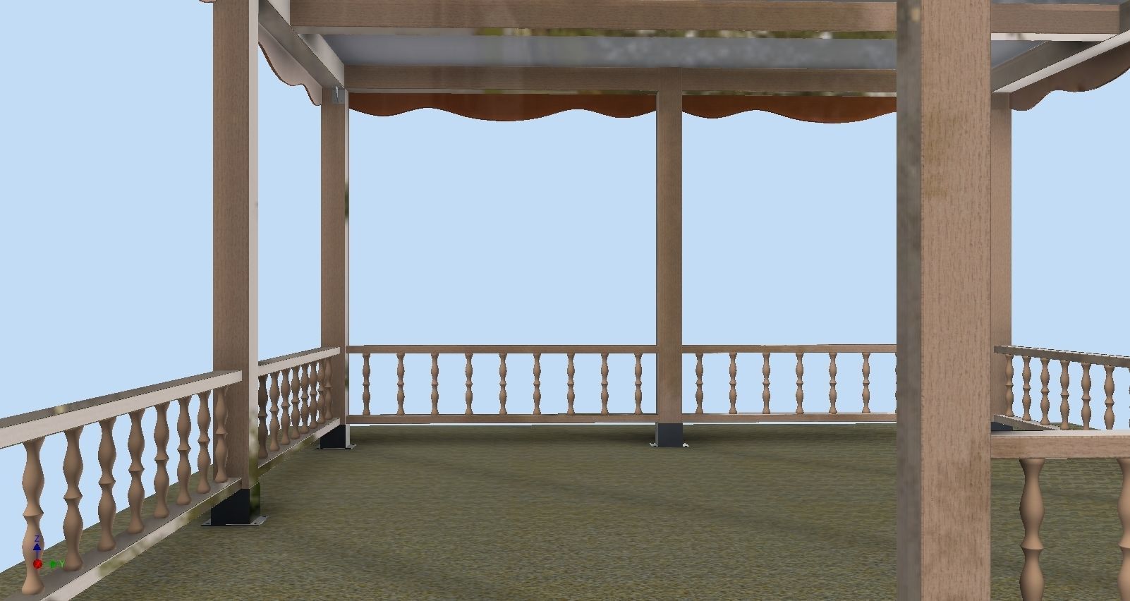 WOODEN CARD 3D model_4