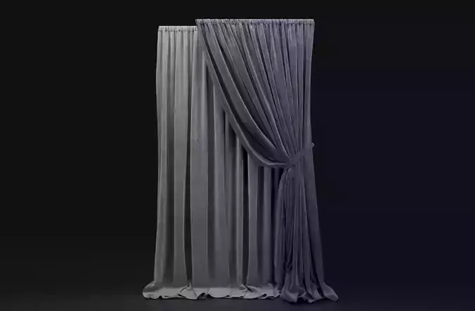 Curtain Blue-10