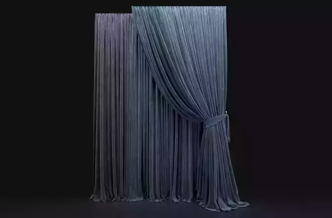 Curtain Blue-12