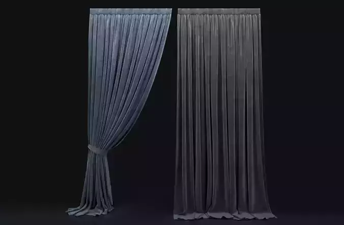 Curtain Blue-24