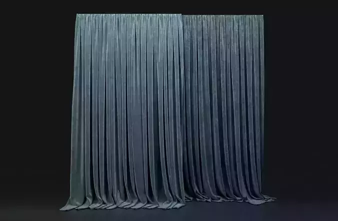 Curtain Blue-28