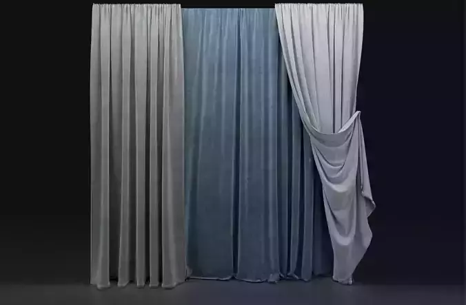 Curtain Blue-3