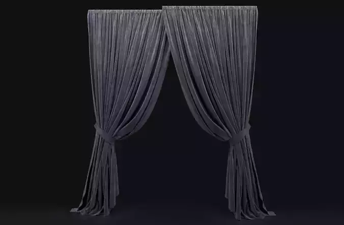 Curtain Blue-32