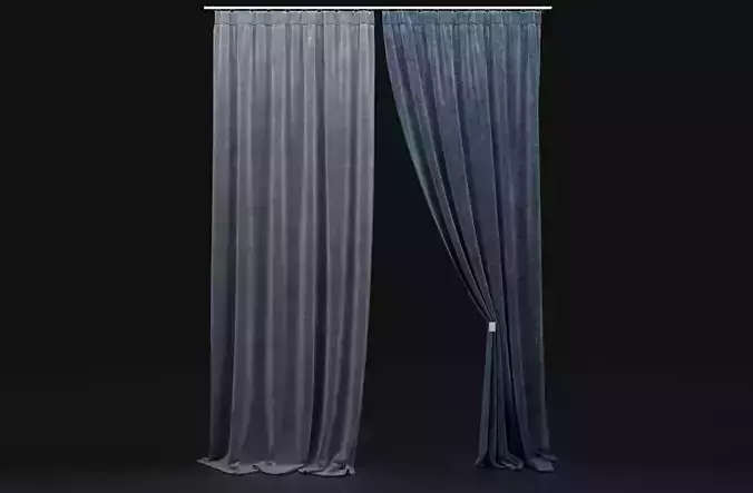 Curtain Blue-33