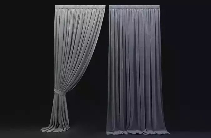 Curtain Blue-34