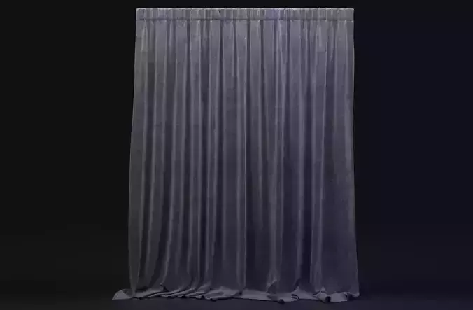 Curtain Blue-7