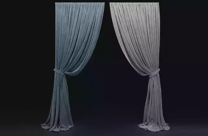 Curtain Blue-8
