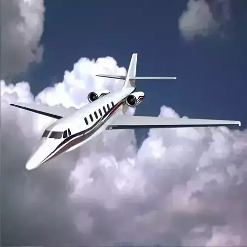 Cessna Citation Sovereign business jet 3D model