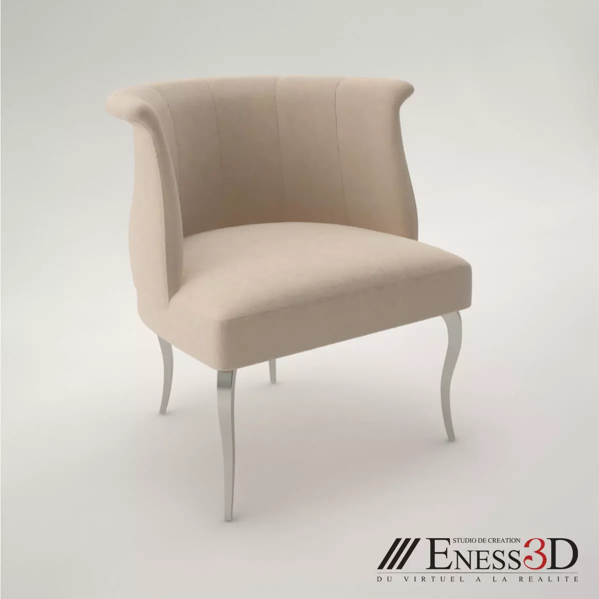 Pro - Chair Colette SEF9 Fendi 3D model