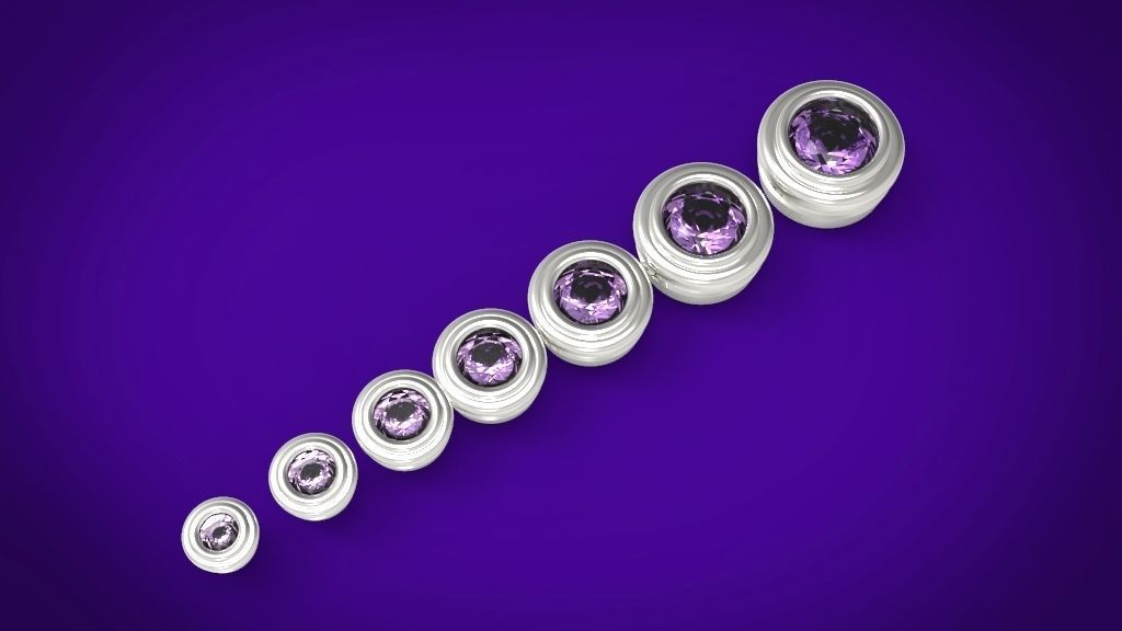 special bezels  7 parts 3D print model_8