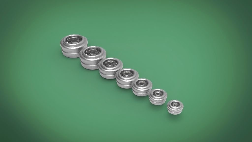 special bezels  7 parts 3D print model_4