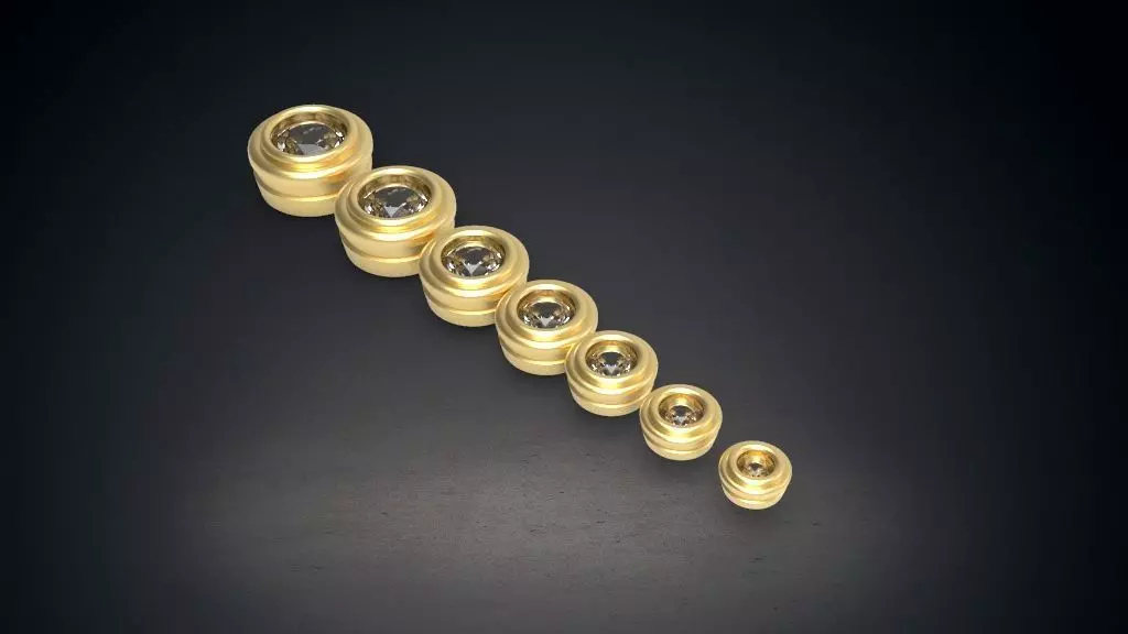 special bezels  7 parts 3D print model_0