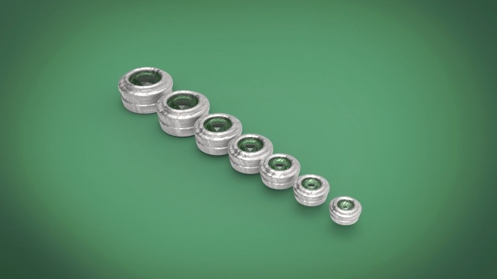 special bezels  7 parts 3D print model_6