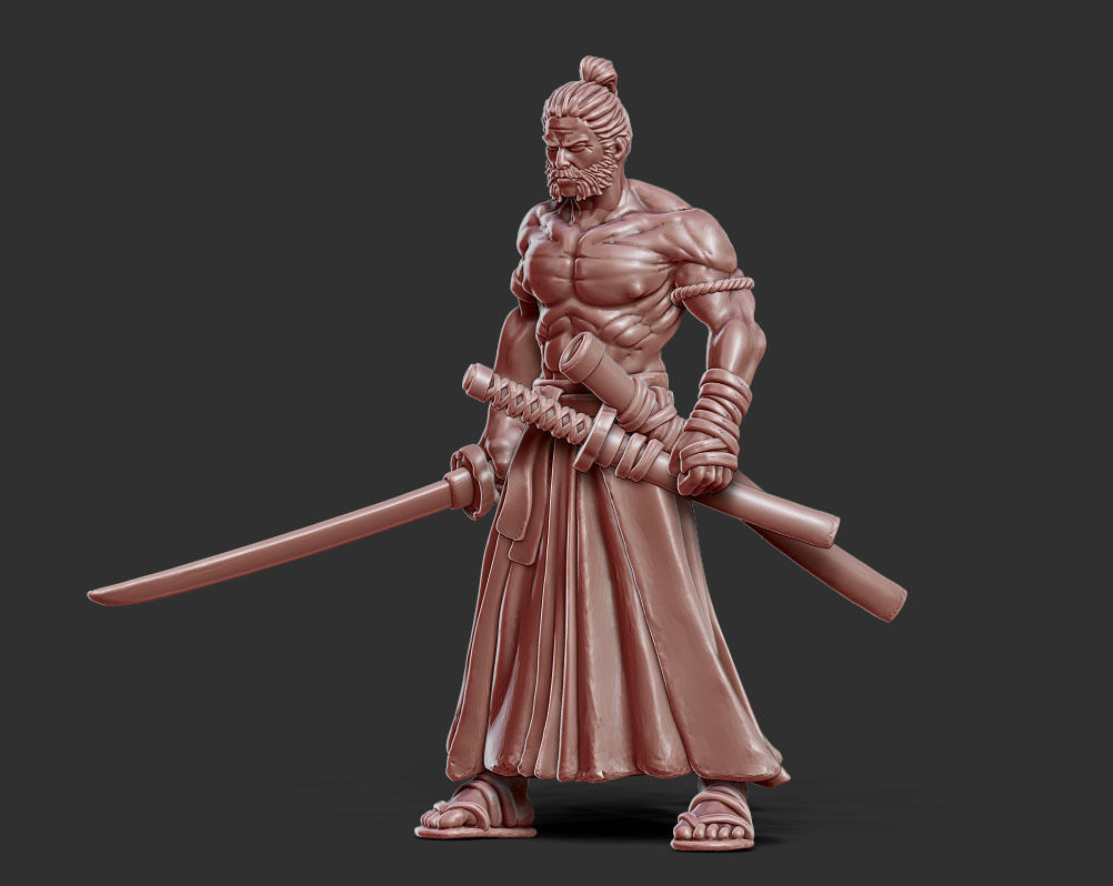 Ronin - Nobu V2 35 mm scale 3D print model_2