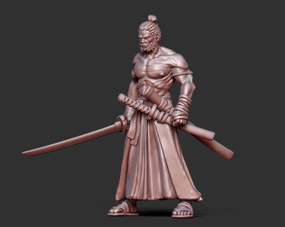 Ronin - Nobu V2 35 mm scale 3D print model_3