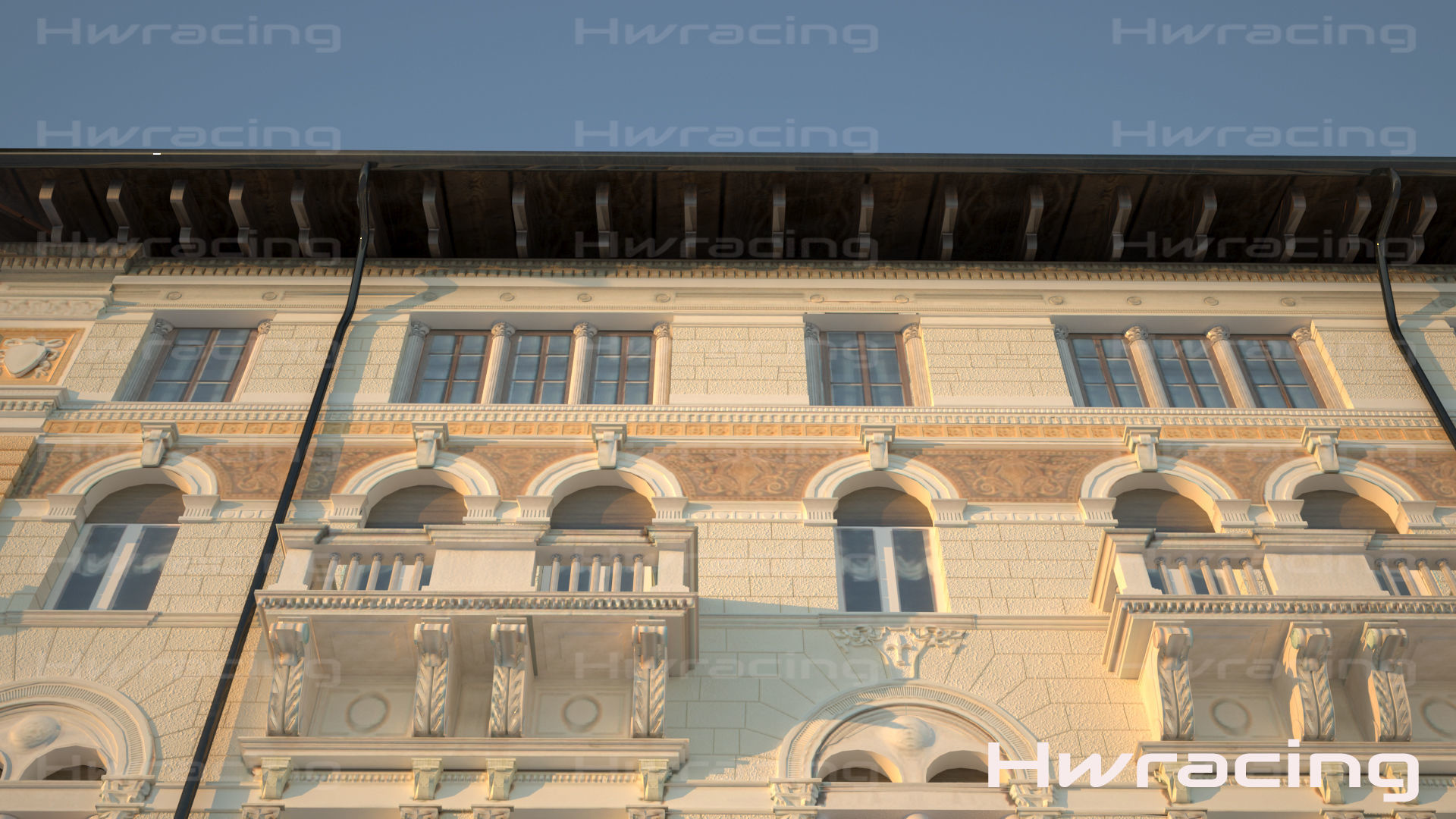 Palace Ponterosso place Trieste 3D model_5