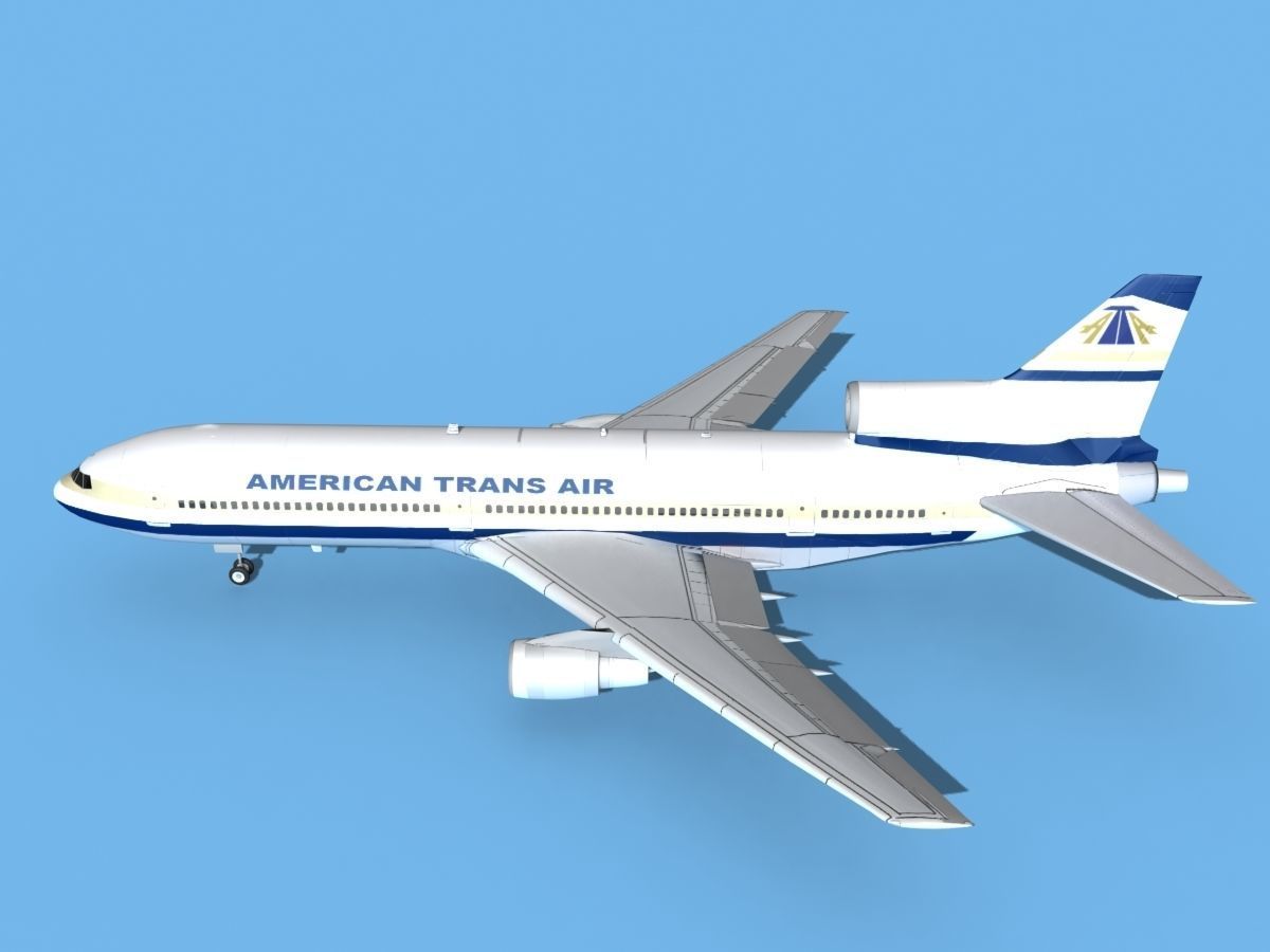 Lockheed L-1011 American Trans Air 1 3D model_9