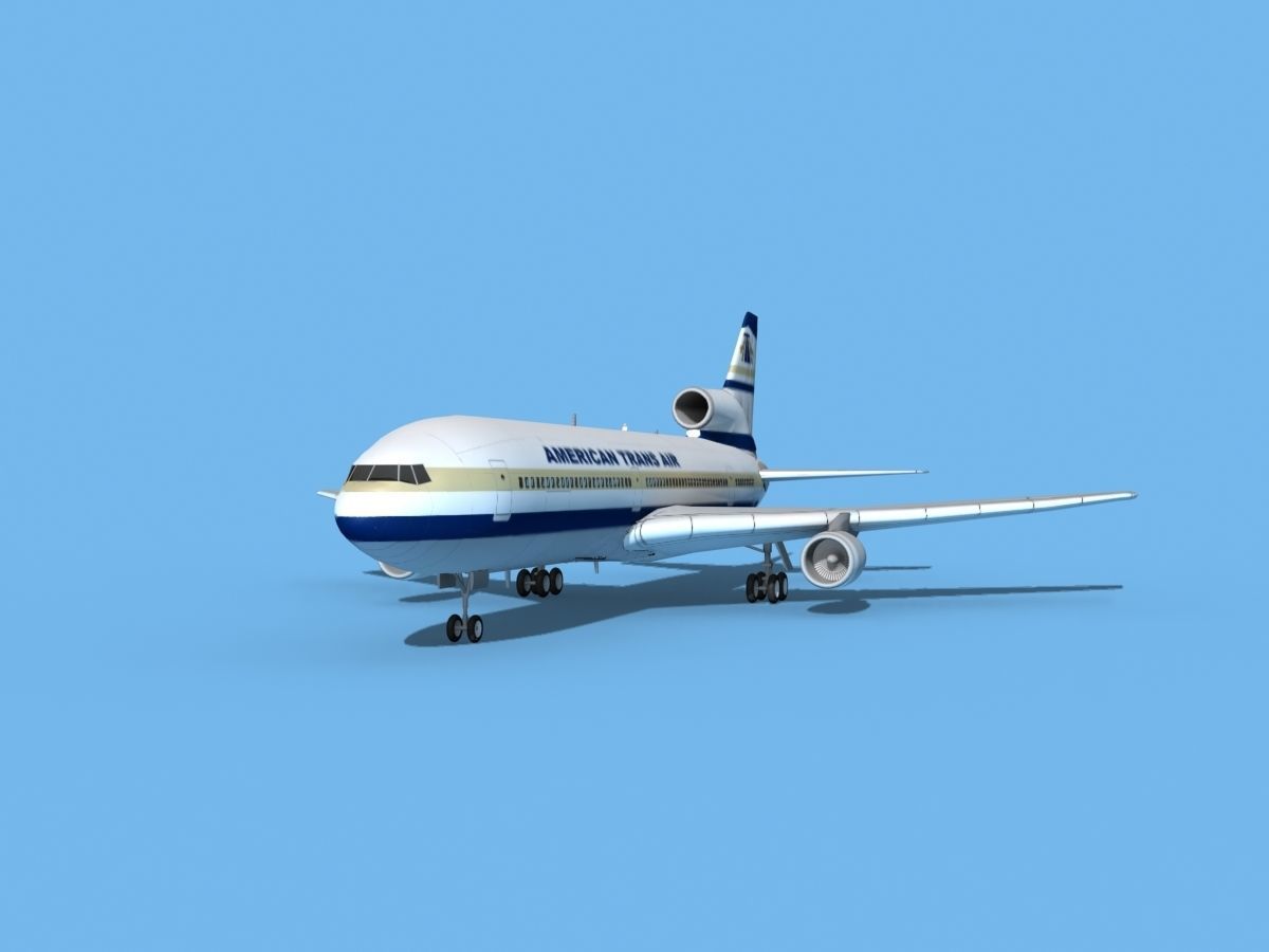 Lockheed L-1011 American Trans Air 1 3D model_1