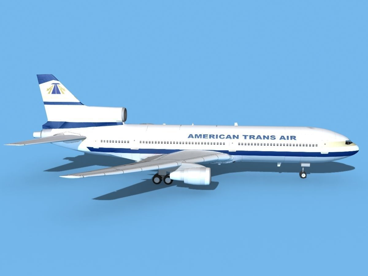 Lockheed L-1011 American Trans Air 1 3D model_4