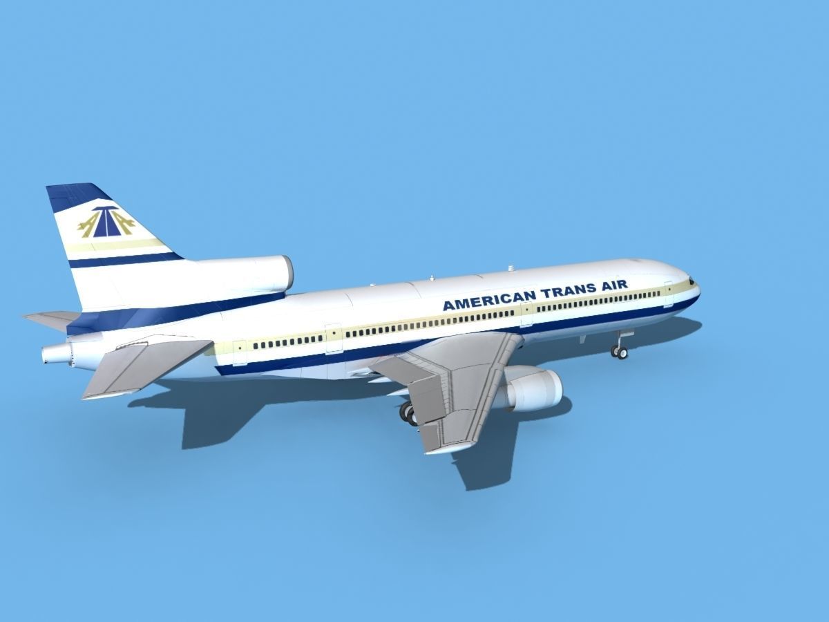 Lockheed L-1011 American Trans Air 1 3D model_5