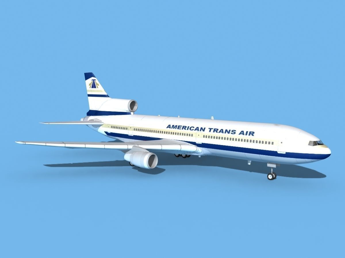 Lockheed L-1011 American Trans Air 1 3D model_3