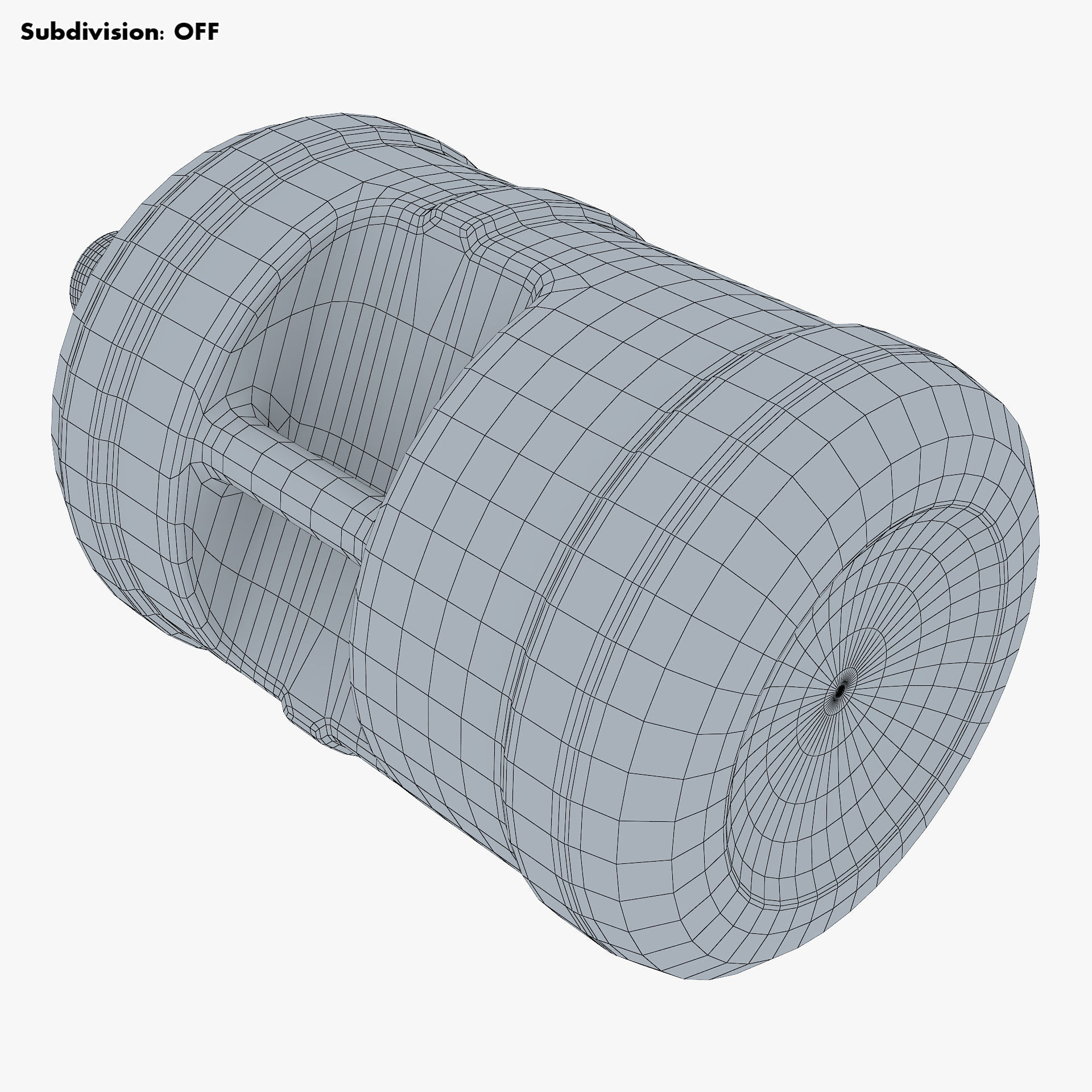 Water Bottle Container v 1 3D model_17