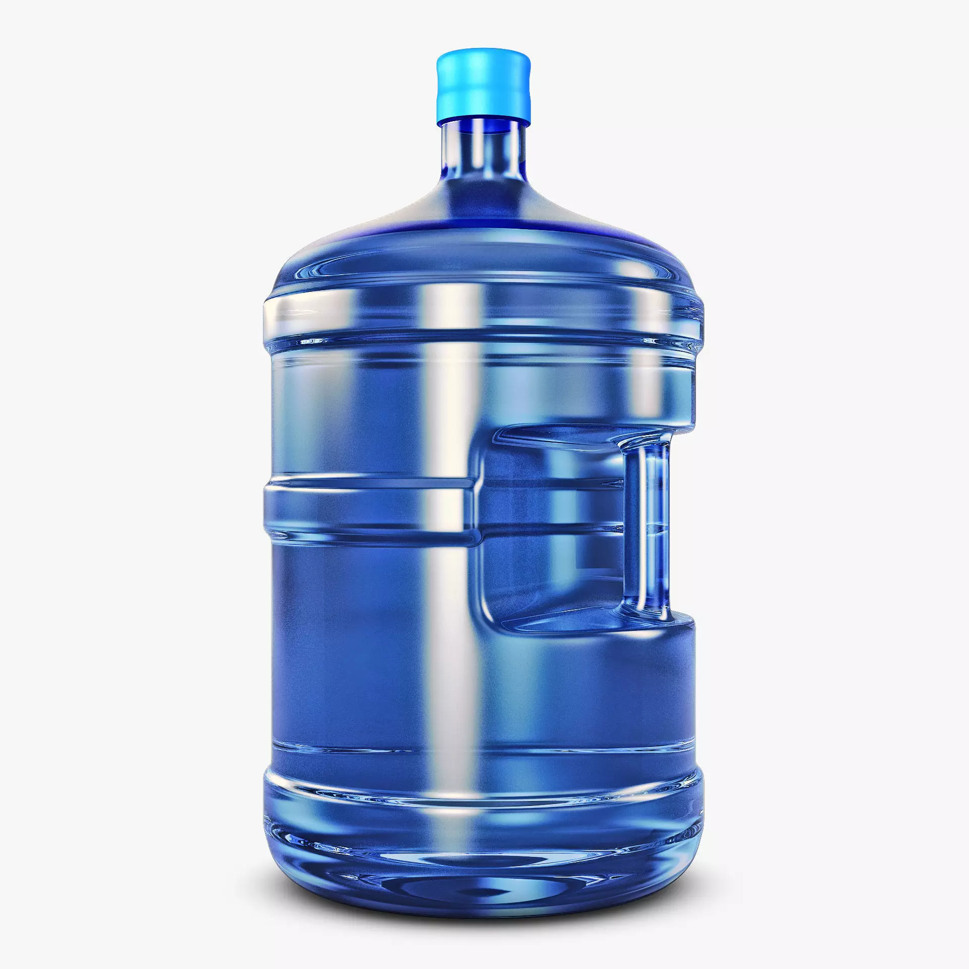 Water Bottle Container v 1 3D model_0