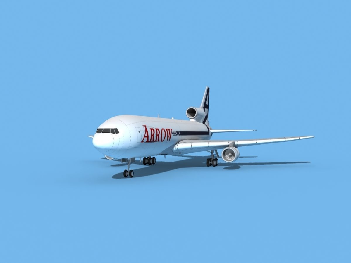 Lockheed L-1011 TriStar Arrow Cargo 3D model_1
