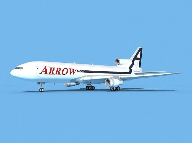 Lockheed L-1011 TriStar Arrow Cargo 3D model