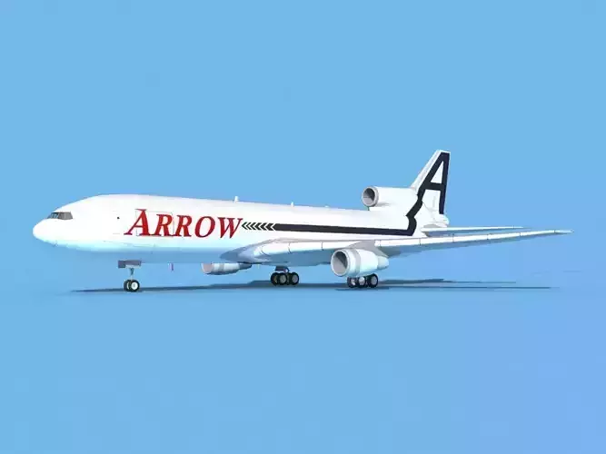 Lockheed L-1011 TriStar Arrow Cargo 3D model