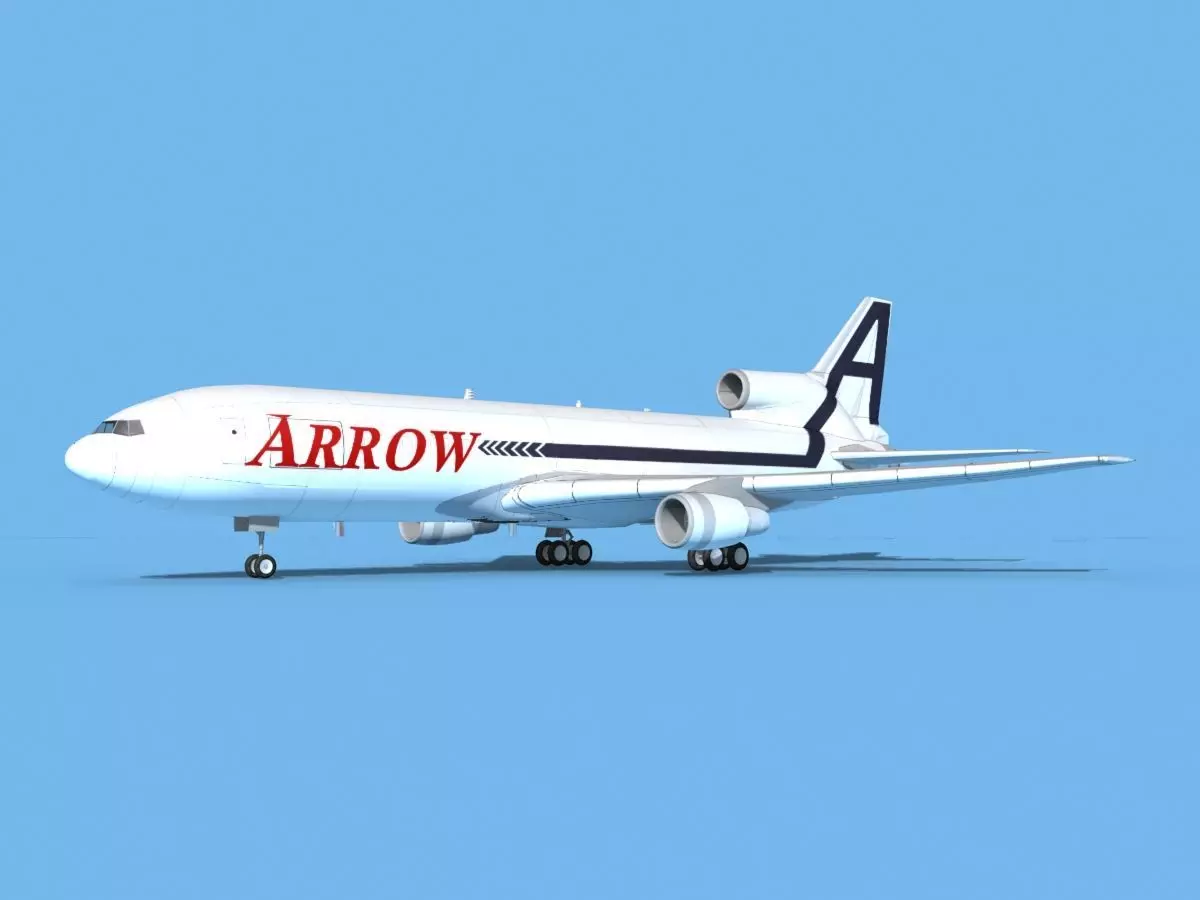 Lockheed L-1011 TriStar Arrow Cargo 3D model_0