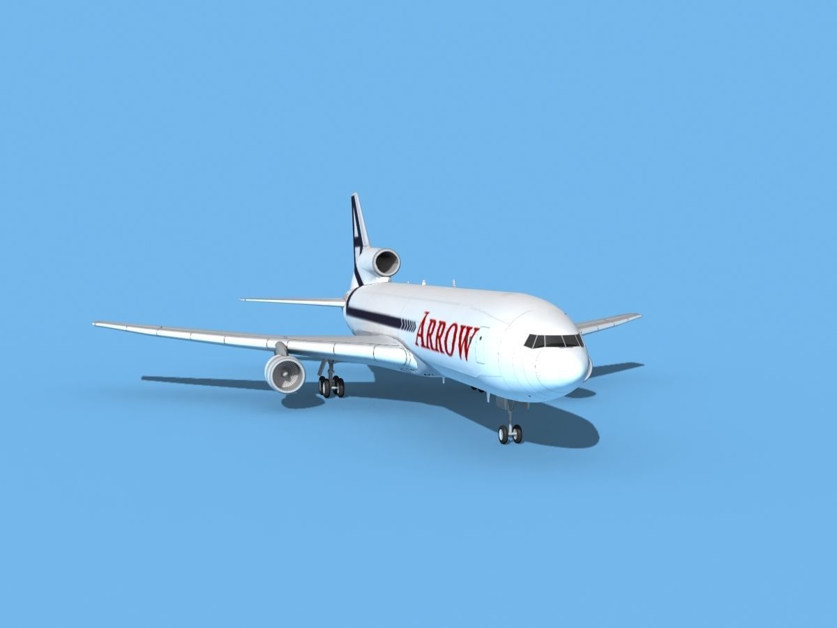 Lockheed L-1011 TriStar Arrow Cargo 3D model_2