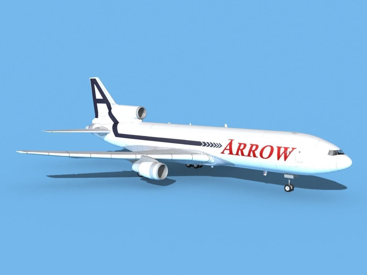 Lockheed L-1011 TriStar Arrow Cargo 3D model_3