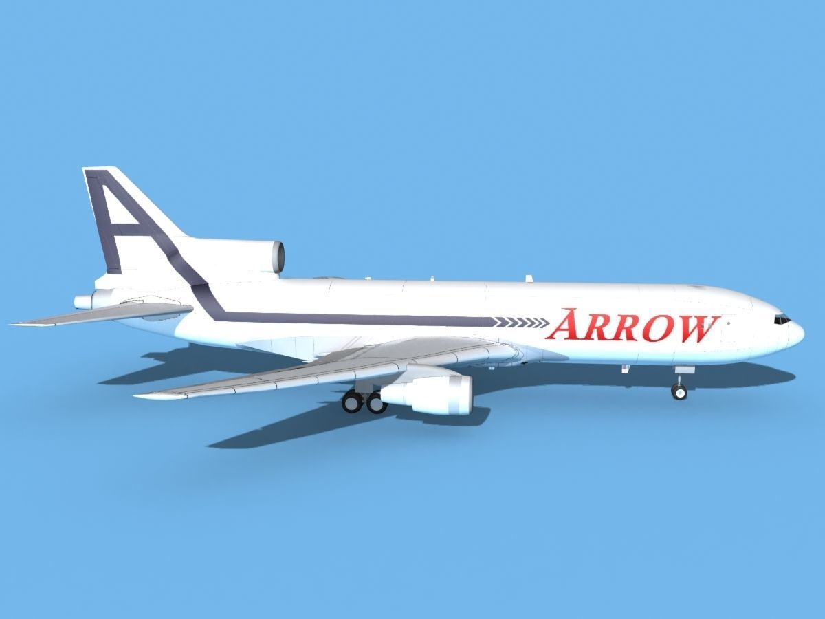 Lockheed L-1011 TriStar Arrow Cargo 3D model_4