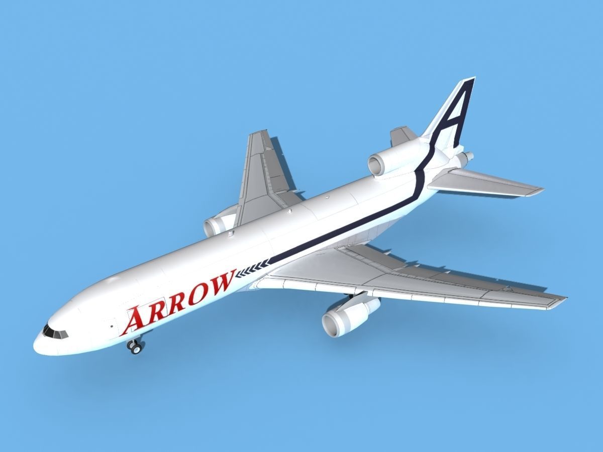 Lockheed L-1011 TriStar Arrow Cargo 3D model_10