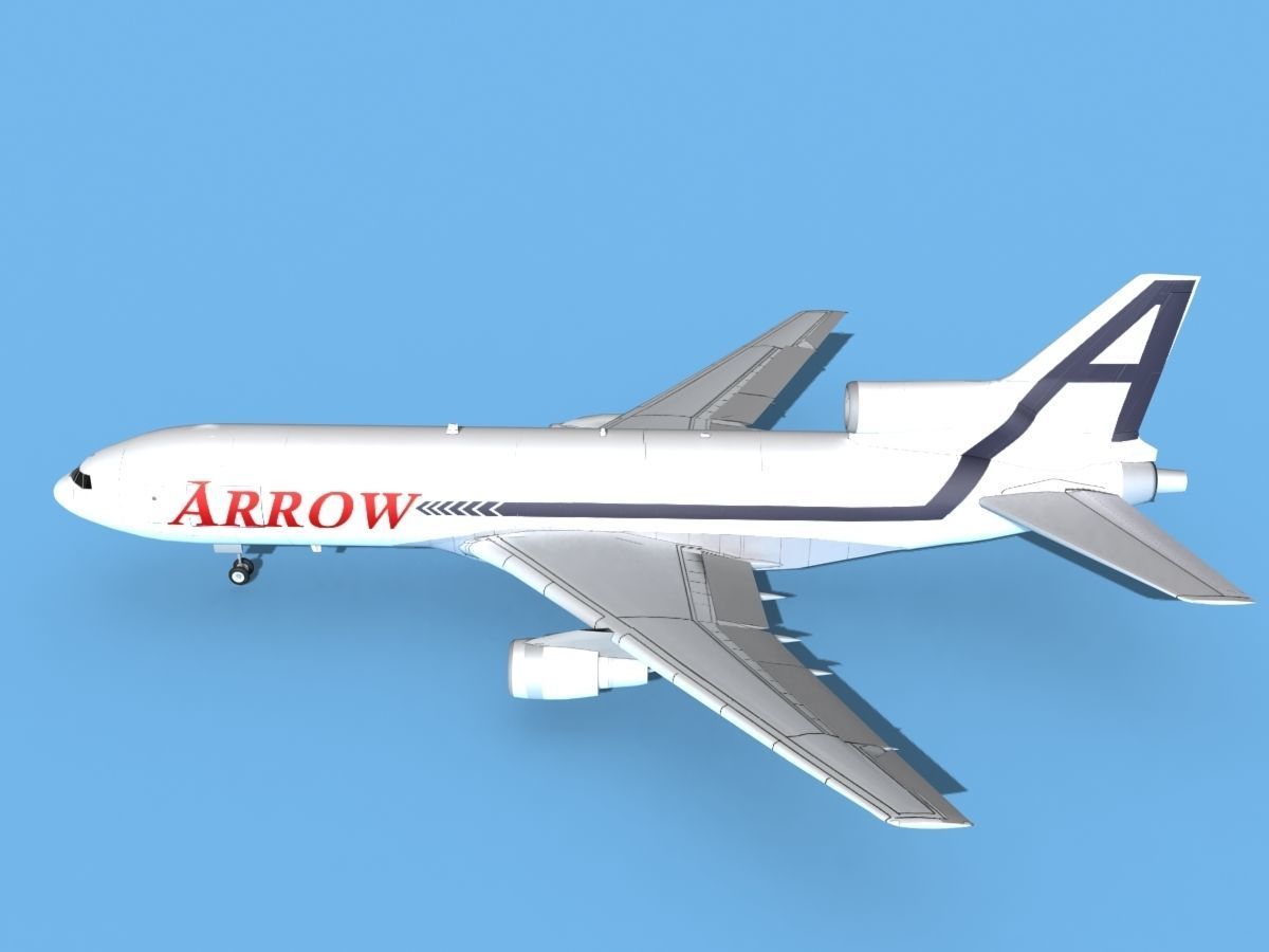 Lockheed L-1011 TriStar Arrow Cargo 3D model_9