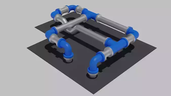 Seamless Tiled Pipes