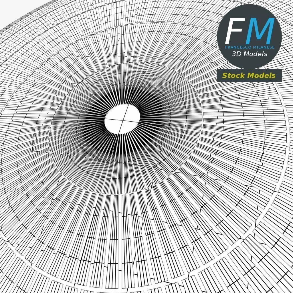 Disco mirror ball 3D model_8