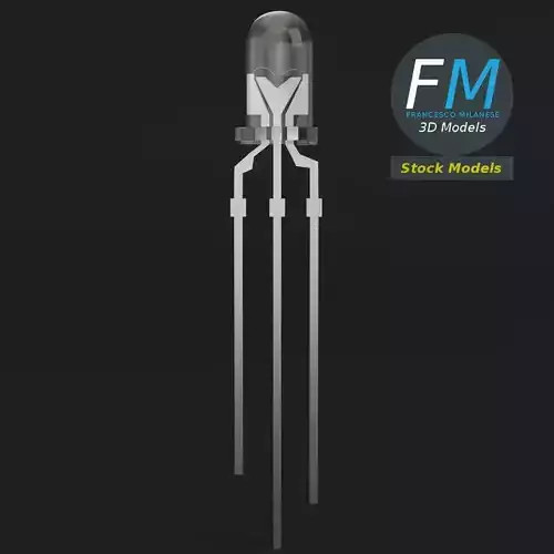 Bi-color led 3D model