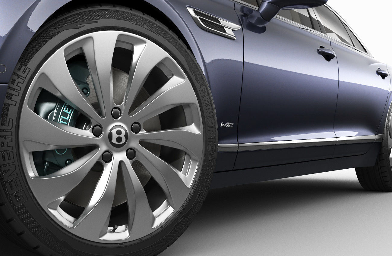 Bentley Flying Spur 2020 3D model_11