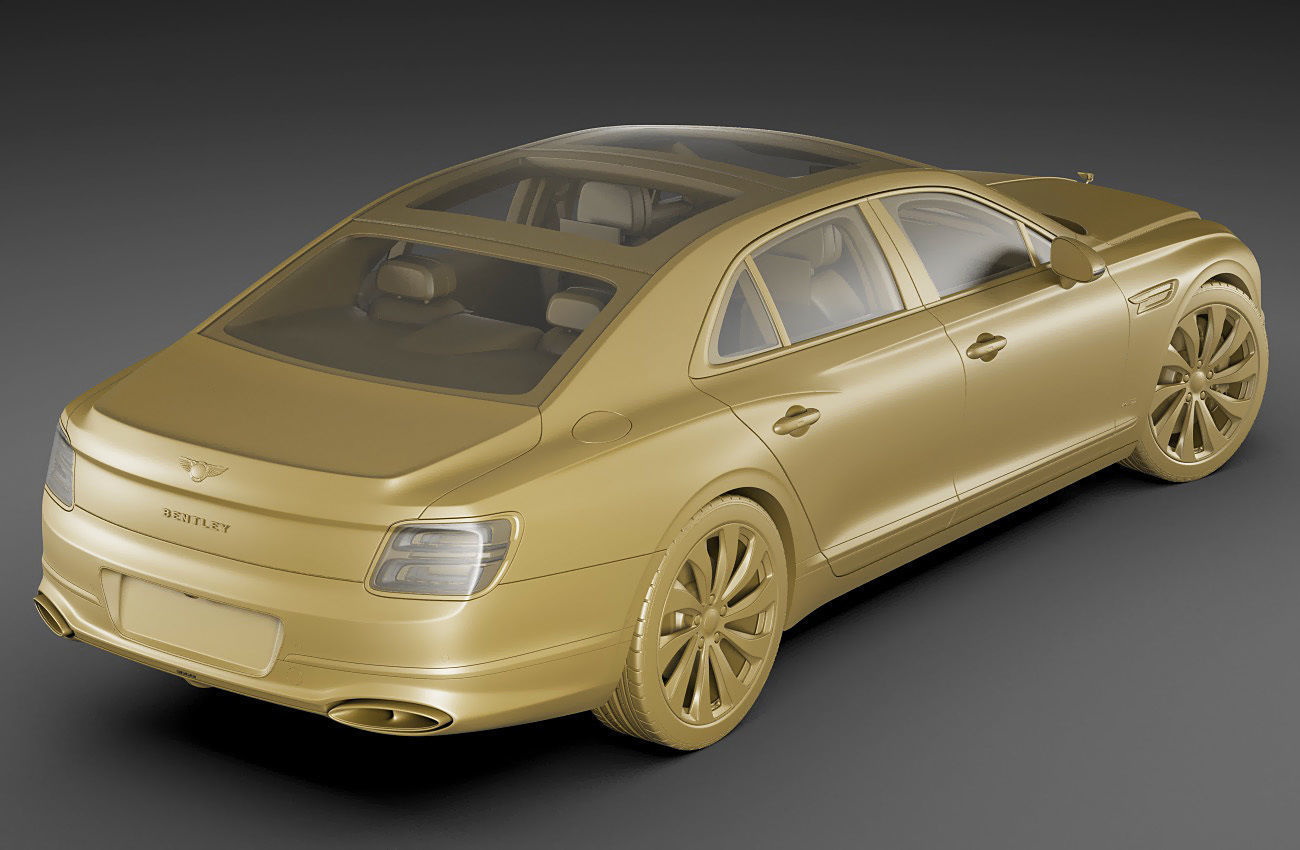 Bentley Flying Spur 2020 3D model_19