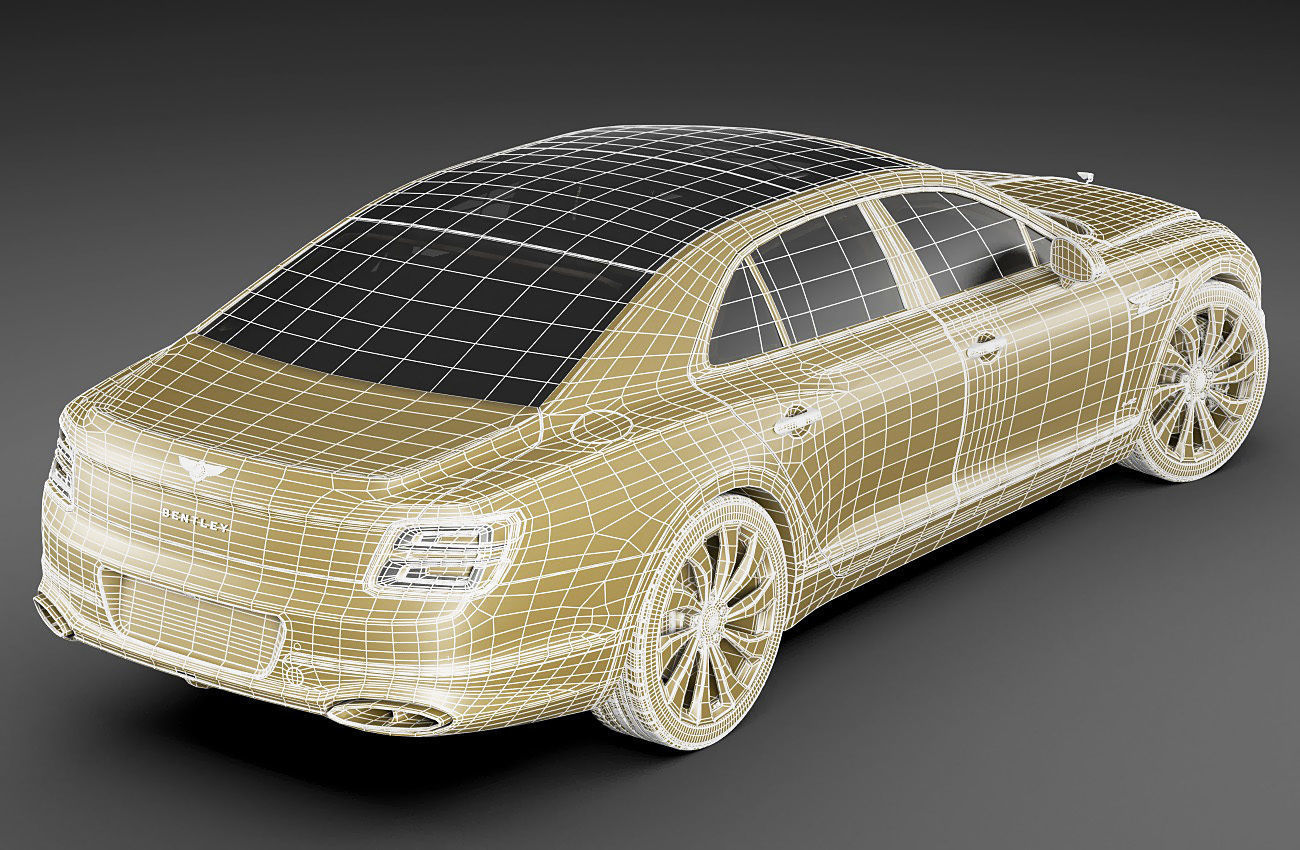 Bentley Flying Spur 2020 3D model_23