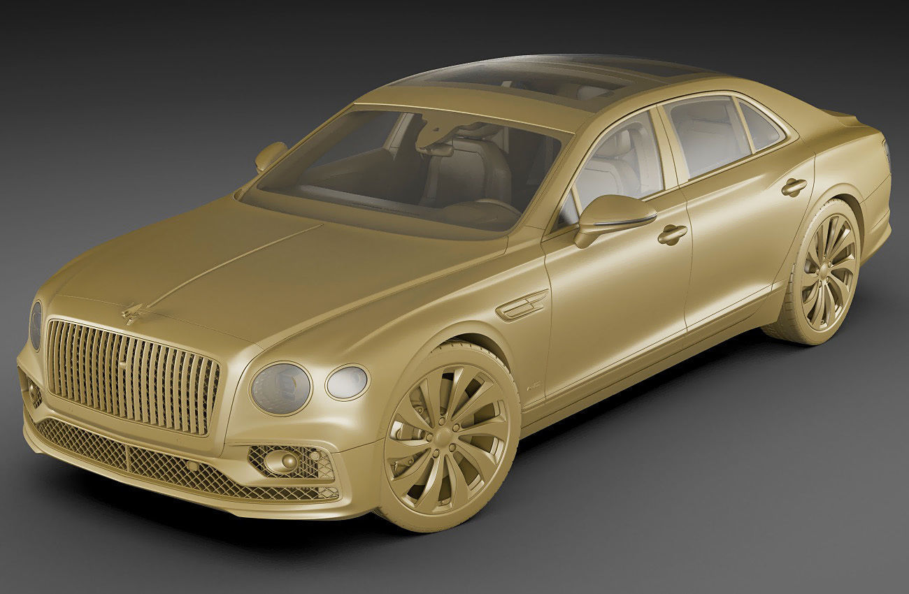 Bentley Flying Spur 2020 3D model_18