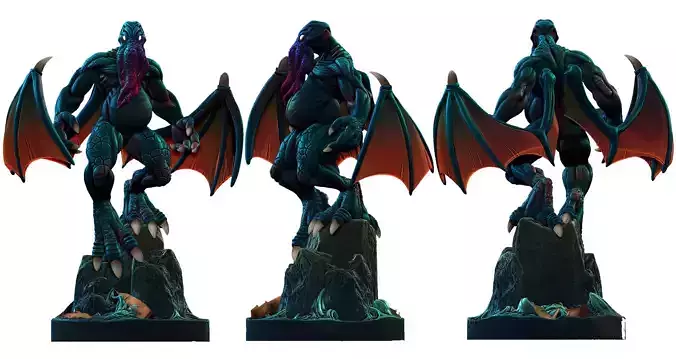 Cthulhu STL Model nintendo legends of zelda dragon statue 3D print model