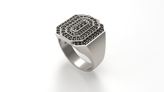 King Ring Spinel in EU Size 3D print model