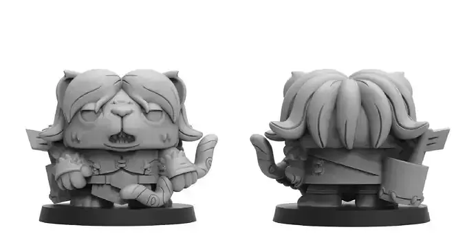 Heresylab - Chibi Ranger Cat 3D print model