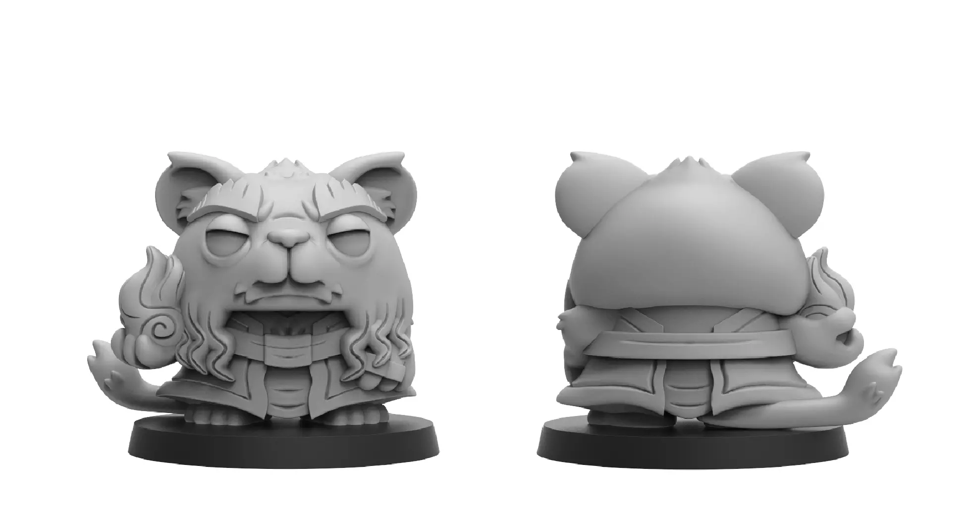 Heresylab - Chibi Warlock Cat 3D print model_0