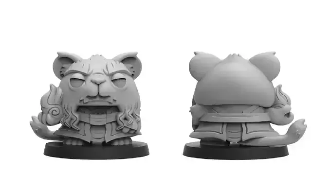 Heresylab - Chibi Warlock Cat 3D print model