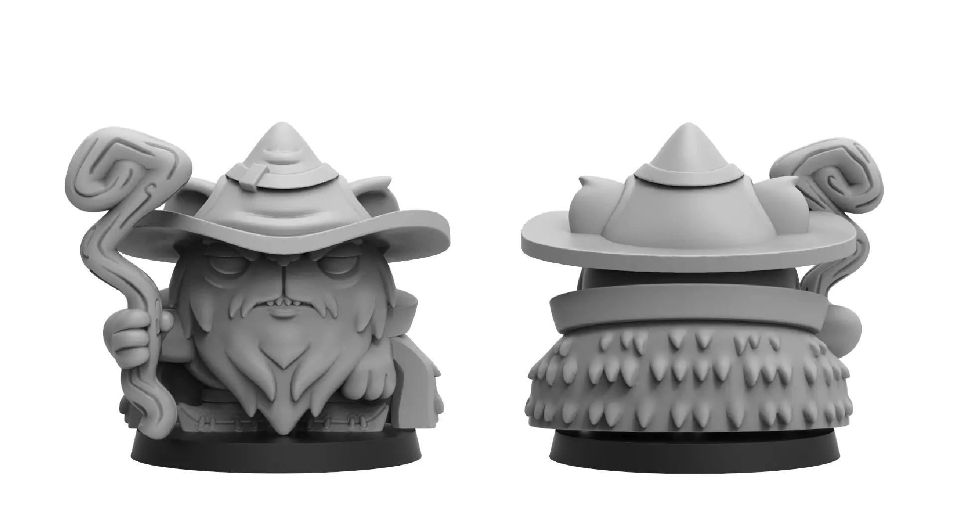 Heresylab - Chibi Wizard Cat 3D print model_0