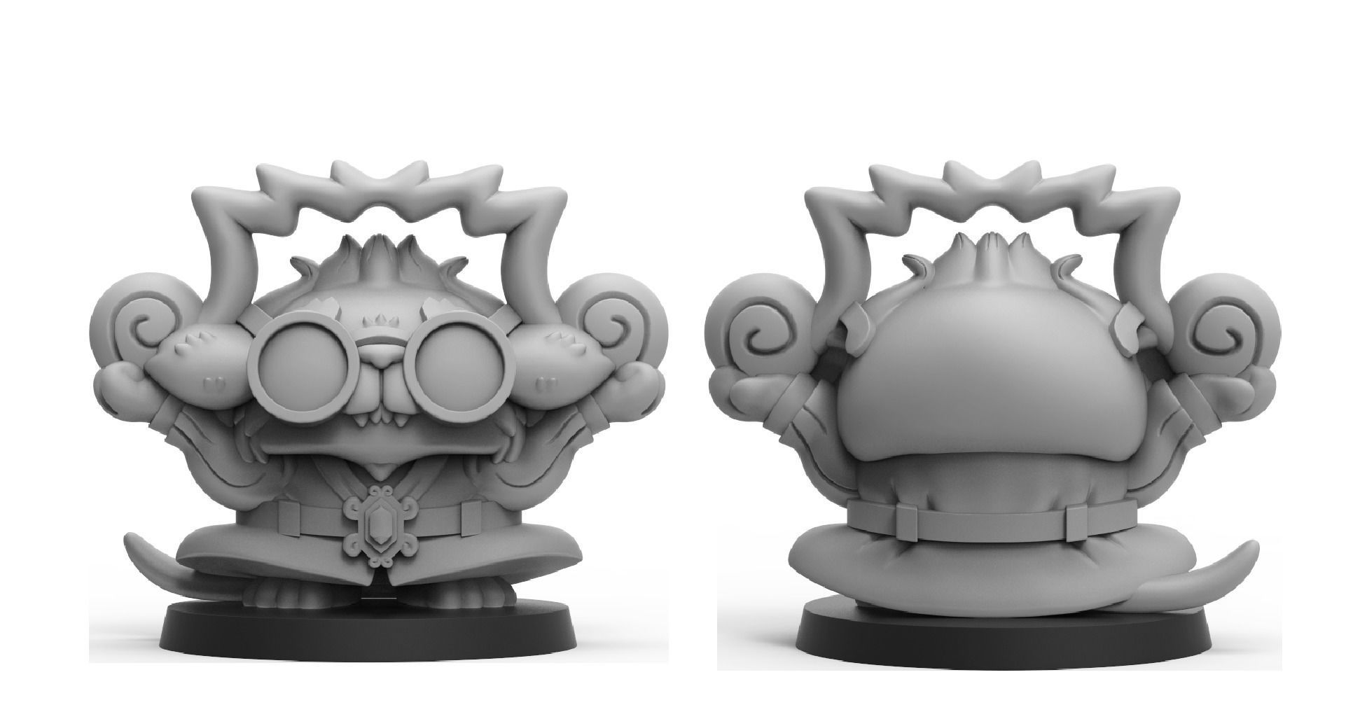 Heresylab - Chibi DD Cat Collection 12 models 3D print model_9